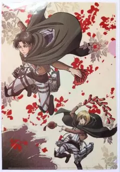 進撃の巨人　台湾巨人展　リヴァイ＆アルミン　ファイル
