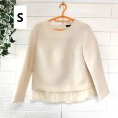 【美品】レディース　トップス　フォーマル　R アイボリー
