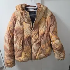 ZARA アブストラクトプリント パフジャケット 完売品