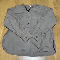 MHL. バンドカラーシャツ 長袖 グレーのサムネイル
