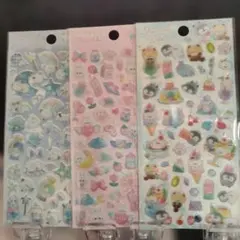 ぷっくり立体クリスタルシール3枚セット　【SHANLE公式】