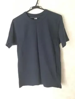 ユニクロU クルーネックTシャツ 68 Blue Mサイズ
