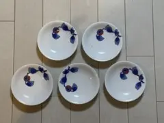 柿絵 小皿 5枚セット 陶器 和食器のサムネイル