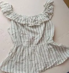 トップス シャツ　オフショル　肩だし　新品　未使用　LOWRYS FARM　M