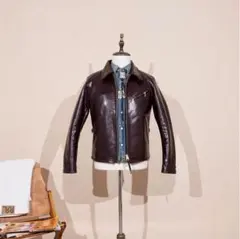 日本製茶芯ホースハイド】1930sヴィンテージ・スポーツジャケット