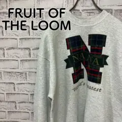 USA製 FRUIT OF THE LOOM スウェット ビッグロゴ