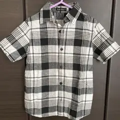 フォーマル　BeBe チェック柄 半袖シャツ 120