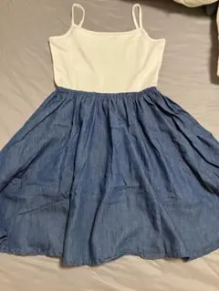 CECIL McBEE ノースリーブミニワンピース M デニム