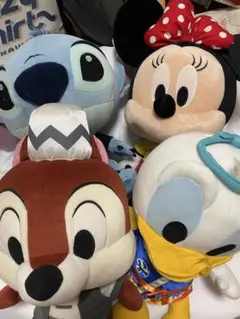 ディズニー ミニーマウス ぬいぐるみ　ミニー　ドナルド　チップ　スティッチのサムネイル