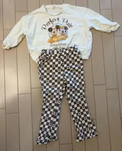 【美品】ミッキー　セットアップ