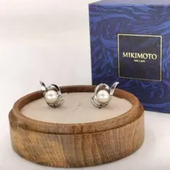 MIKIMOTO 真珠 花モチーフ イヤリング - メルカリ