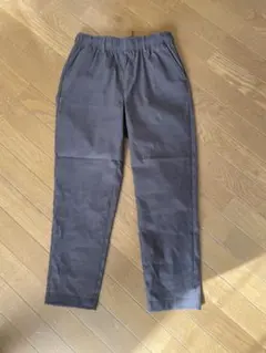 ブラウン系　ゴムウエスト カジュアルパンツ