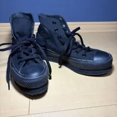 【極美品】CONVERSE コンバース 厚底 ハイカット スニーカー ブラックのサムネイル
