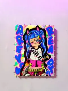 【一点物イラストアート】Killer Bear【F0号】現代アート 一点物イラストアート】Killer Bear【F0号】現代アート - メルカリ