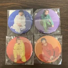 SARUKANI ファンクラ限定 缶バッジ 4種 まとめ売り