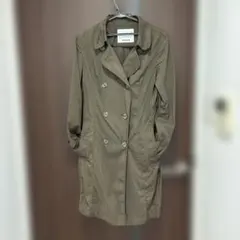 PLST カーキ トレンチコート