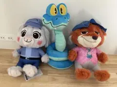 最終値下げ】ズートピア2 ジュディ ニック ゲイリー ぬいぐるみ - メルカリ