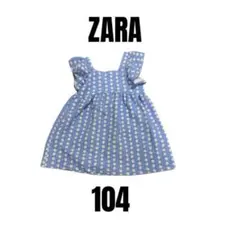 【ZARA ザラ】美品　花柄　ノースリーブ　チュニック　女の子　104cm