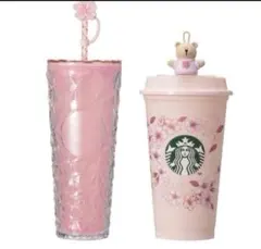 スターバックス スタバ　サクラ　2026　タンブラー　ベアリスタ　リユーザブル