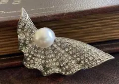 Vintage 真珠　ビジュー　ヴィンテージ ブローチ　入学式　卒業式