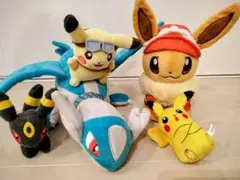 【ポケモン ぬいぐるみセット】ラティオスとピカチュウなど