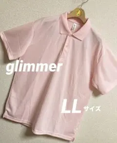 glimmer＊半袖＊ポロシャツ＊LL＊ピンク