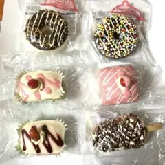 「未開封」カラフルスイーツマグネット6個セット