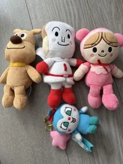 スヌーピー アンパンマン ぬいぐるみセット