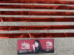 銀テープとデザインチケット⭐︎中森明菜 LIVE TOUR 2026