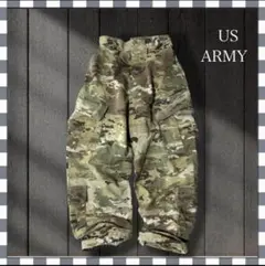 6637//US ARMYウッドランド迷彩ミリタリーカーゴパンツダブルニーM/L