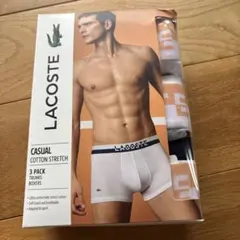 LACOSTE ボクサーパンツ 3枚セット Lサイズ
