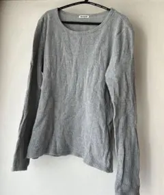 フリークスストア　サーマル　ロンT グレー