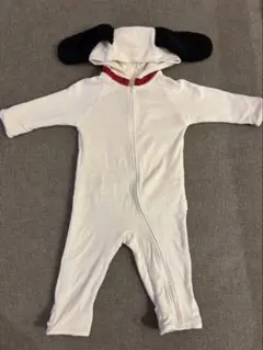 犬の耳付きロンパース スヌーピー MALMAL60.70