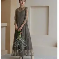 ルイルエブティック 4way レース ワンピース ドレス 結婚式 お呼ばれ