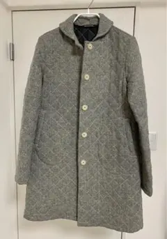 【お値下げ】トラディショナルウェザーウェアー　ウールキルティングコート　34