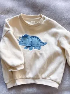 H&M 恐竜刺繍 トレーナー US 12M 80cm