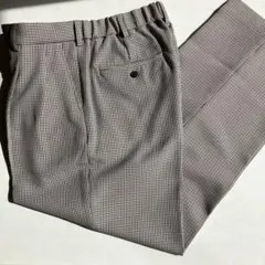 GU ツータックバギースラックス チェック
