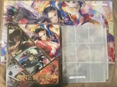ワンピース カードゲーム　ボア・ハンコック　カードファイル　プレイマット