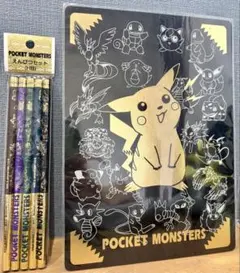 平成レトロ】 ポケモン 下敷き トミー 未開封 SHOWA NOTE 任天堂