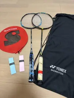 バドミントンラケット 2本セット RAPIER SHAFT ミズノ　バボラ バドミントンラケット 2本セット RAPIER SHAFT ミズノ バボラ - メルカリ