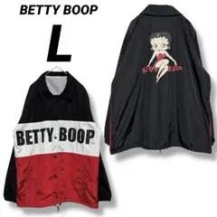 【ベティーブープ】BETTY BOOP ジャンバーブルゾン ベティ L ブラック