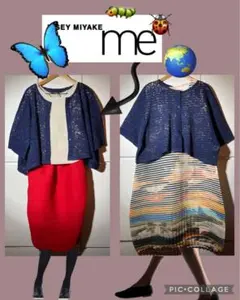 me by issay miyake レースタイプカーディガン イッセイミヤケのサムネイル