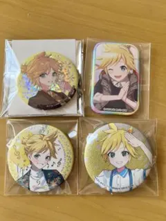 プロセカ　鏡音レン　缶バッジ4個セット