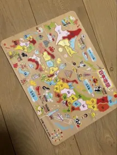 【お値下げ！】日本地図パズル 木製