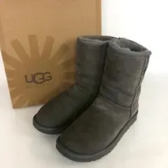 UGG アグ Classic Short II ムートン ブーツ グレー 23