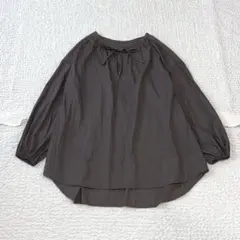 トゥモローランド ピニャコラーダ ナイロン ボウタイブラウス 長袖 S 軽量のサムネイル