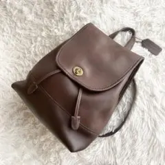 OLD COACH オールドコーチ ターンロック リュック 9791 ブラウン