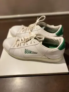 BEAMS GOLF ホワイトレザーシューズ BEAMS GOLF（ビームス ゴルフ）〈WOMEN〉LAMBDA / WING TIP ゴルフ