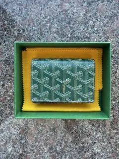 超美品】GOYARD Marigny マリニー ウォレット グリーン - メルカリ