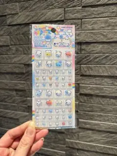 あわわちゃんドロップブロックシールタイルシール